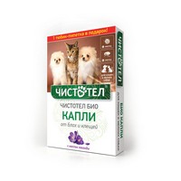 Чистотел Био / Капли для кошек и Мелких собак от Блох и Клещей Лаванда