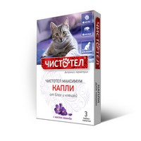 Купить Чистотел Максимум / Капли для кошек от Блох и Клещей за 250.00 ₽