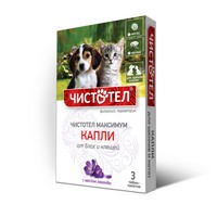 Чистотел Максимум / Капли для Щенков и Котят от Блох и Клещей 