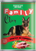 

Clan Family / Консервы Клан для собак паштет из Говядины (цена за упаковку), Clan Family