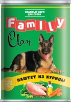 

Clan Family / Консервы Клан для собак паштет из Курицы (цена за упаковку), Clan Family