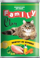 

Clan Family / Консервы Клан для кошек паштет из Курицы (цена за упаковку), Clan Family