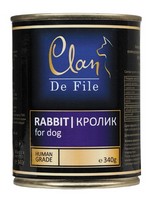 Купить Clan De File / Консервы Клан для собак Кролик (цена за упаковку) за 3940.00 ₽