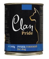 Clan Pride / Консервы Клан для собак Рубец Говяжий (цена за упаковку) 