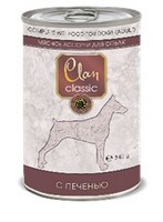 Clan Classic / Консервы Клан для собак Мясное ассорти с Печенью (цена за упаковку) 