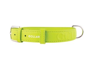 

CoLLaR Glamour / Ошейник Колар для собак Кожаный Двойной Прошитый без украшений 46-60см х 35мм, CoLLaR Glamour