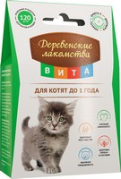 

Деревенские лакомства Вита / Витаминизированное лакомство для Котят до 1 года, Деревенские лакомства Вита