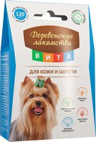 

Деревенские лакомства Вита / Витаминизированное лакомство для Кожи и Шерсти Собак, Деревенские лакомства Вита