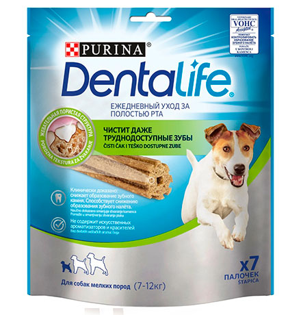 

Purina Dentalife / Лакомство Пурина Денталайф для собак Мелких пород Палочки Ежедневный уход за полостью рта, Purina Dentalife