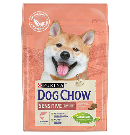 

Purina Dog Chow Adult Sensitive Salmon / Сухой корм Пурина Дог Чау для взрослых собак с чувствительным пищеварением Лосось, Purina Dog Chow Adult Sensitive Salmon