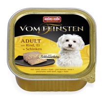 Animonda Vom Feinsten Adult / Консервы Анимонда для собак с Говядиной, Яйцом и Ветчиной (цена за упаковку)  - купить со скидкой