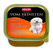 Купить Animonda Vom Feinsten Classic / Консервы Анимонда для собак с мясом домашней Птицы и Телятиной (цена за упаковку) за 2950.00 ₽