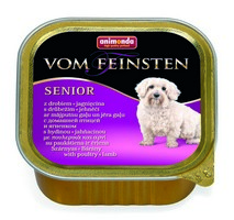 Animonda Vom Feinsten Senior / Консервы Анимонда для собак старше 7 лет с мясом домашней Птицы и Ягненком (цена за упаковку) 