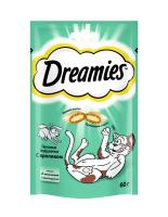 

Dreamies / Лакомство Дримис для кошек Подушечки с Кроликом, Dreamies