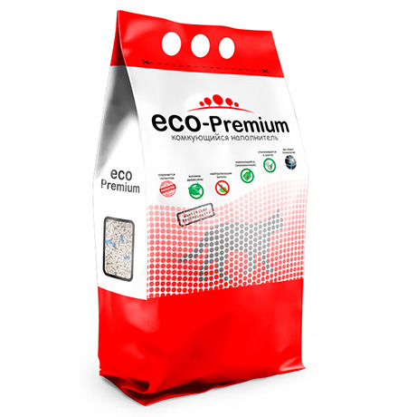 Eco Premium Blue / Наполнитель Эко Премиум Блю для кошачьего туалета Древесный Сосна Без ароматизатора