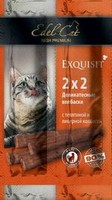 Edel Cat Деликатесные Колбаски-мини для кошек Телятина и Ливерная колбаса 1х4