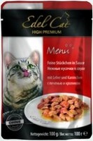 

Edel Cat Печень и Кролик / Паучи Эдель Кэт нежные кусочки с Печенью и Кроликом в Соусе Цена за упаковку (20 шт x), Edel Cat Печень и Кролик