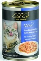 

Edel Cat Лосось и Форель / Консервы (Влажный корм) Эдель Кэт нежные кусочки в соусе с Лососем и Форелью Цена за упаковку (24 шт x), Edel Cat Лосось и Форель