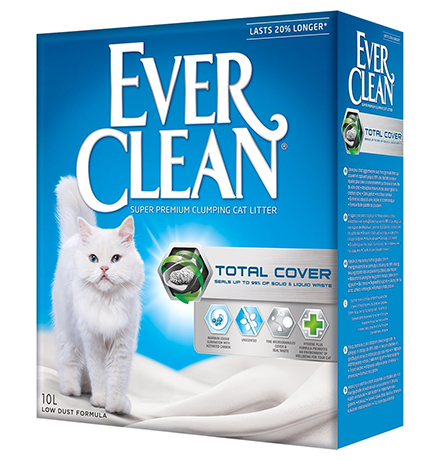 Ever Clean Total Cover / Наполнитель Эвер Клин для кошачьего туалета комкующийся с Микрогранулами Двойного действия