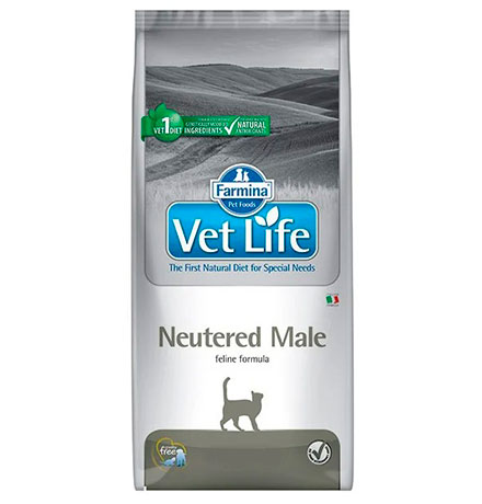Farmina Vet Life Neutered Male / Лечебный корм Фармина для Кастрированных котов 