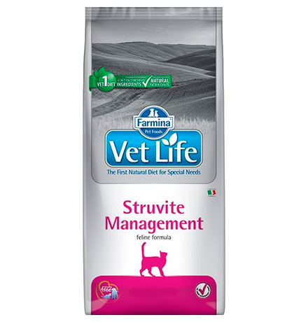 Farmina Vet Life Struvite Management / Лечебный корм Фармина для кошек при МКБ и идиопатическом Цистите 