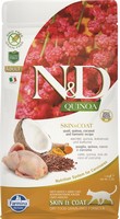 Купить Farmina N&D Quinoa Line Skin & Coat Adult Quinoa Quail Grain free / Cухой Беззерновой корм Фармина для взрослых кошек Здоровье кожи и шерсти Перепел с Киноа за 590.00 ₽