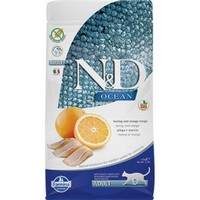 

Farmina N&D Ocean Line Adult Herring & Orange Grain free / Сухой Беззерновой корм Фармина для взрослых кошек Сельдь с Апельсином, Farmina N&D Ocean Line Adult Herring & Orange Grain free
