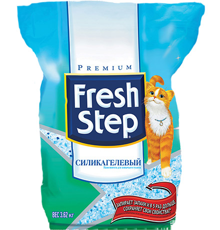 

Fresh Step / Наполнитель для кошачьего туалета Фреш Степ Силикагелевый, Fresh Step