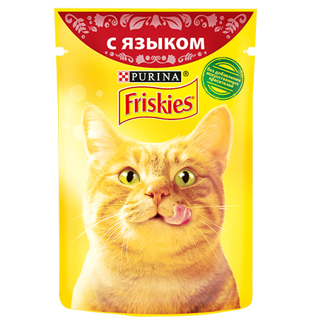 

Friskies / Паучи Фрискис для кошек с Языком (цена за упаковку), Friskies