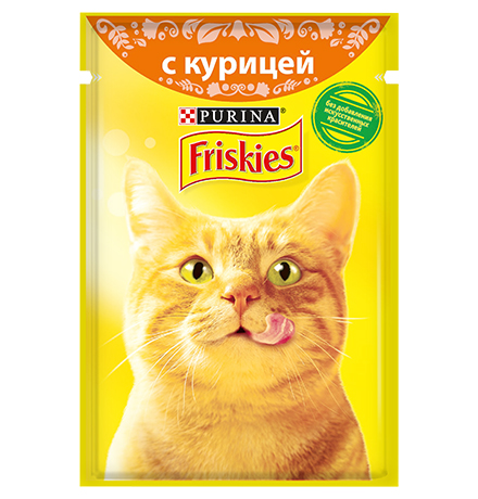 

Friskies / Паучи Фрискис для кошек с Курицей (цена за упаковку), Friskies