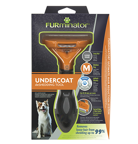 FURminator Medium Dog Long Hair / Фурминатор для собак Средних пород с Длинной шерстью 