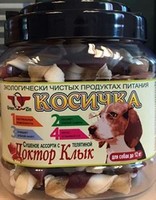 

Green Qzin Косичка / Лакомство Грин Кьюзин для собак cушеное ассорти с Телятиной, Green Qzin Косичка