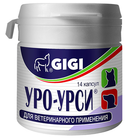 GIGI УРО-УРСИ / Препарат Джиджи для лечения и профилактики мочекаменной болезни и цистита у собак и кошек