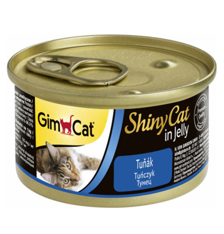 GimCat ShinyCat / Консервы Джимкэт для кошек Тунец (цена за упаковку)