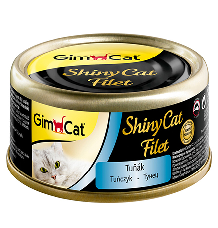 GimCat ShinyCat Filet / Консервы Джимкэт для кошек Тунец (цена за упаковку)