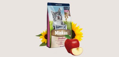 Happy Cat Minkas Sterilised / Сухой корм Хэппи Кэт для взрослых Стерилизованных кошек и Кастрированных котов 