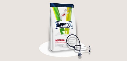 Happy Dog Intestinal / Ветеринарный сухой корм Хэппи Дог для собак Чувствительное пищеварение 