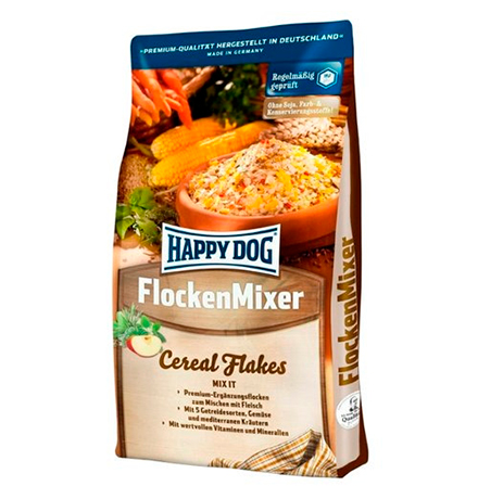 

Happy Dog FlockenMixer Cereal Flakes Mix / Сухой корм Хэппи Дог для собак Премиум Хлопья - Микс (хлопья для смешивания с консервам), Happy Dog FlockenMixer Cereal Flakes Mix
