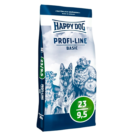 

Happy Dog Profi-Line Basic (23/9,5) / Сухой корм Хэппи Дог Профи для взрослых собак Базовый, Happy Dog Profi-Line Basic (23