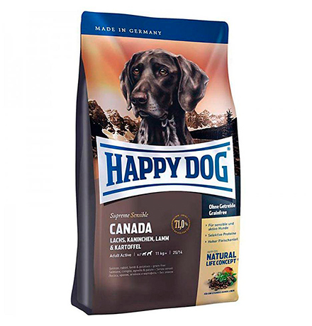 

Happy Dog Supreme Sensible Canada Lachs, Kaninchen, Lamm / Сухой корм Хэппи Дог Чувствительное пищеварение Канада (Лосось, Кролик, Ягненок), Happy Dog Supreme Sensible Canada Lachs, Kaninchen, Lamm