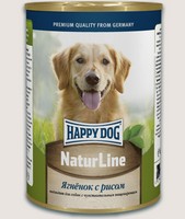 

Happy Dog NaturLine / Консервы Хэппи Дог для собак Ягненок с Рисом (цена за упаковку, Россия), Happy Dog NaturLine