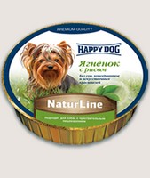 

Happy Dog NaturLine / Паштет Хэппи Дог для собак Ягненок с рисом (цена за упаковку, Германия), Happy Dog NaturLine
