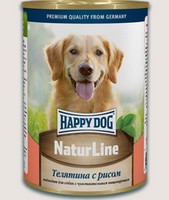 

Happy Dog NaturLine / Консервы Хэппи Дог для собак Телятина с Рисом (цена за упаковку, Россия), Happy Dog NaturLine