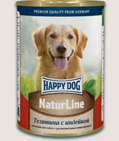 

Happy Dog NaturLine / Консервы Хэппи Дог для собак Телятина с Индейкой (цена за упаковку, Россия), Happy Dog NaturLine