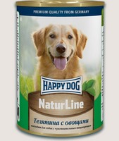 

Happy Dog NaturLine / Консервы Хэппи Дог для собак Телятина с Овощами (цена за упаковку, Россия), Happy Dog NaturLine