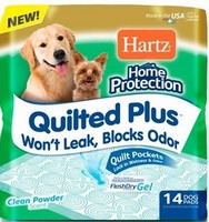 Hartz HP Quilted Plus Dog Pads / Пеленки Хартц впитывающие для Щенков и взрослых собак с Простежкой 53 х 53 см