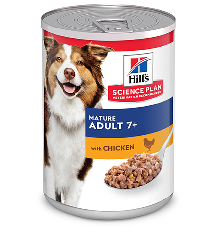 Hills Science Plan Mature Adult 7+ Chicken / Консервы Хиллс для Пожилых собак Курица (цена за упаковку) 