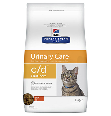 Hills Prescription Diet c\d Multicare Urinary Care / Лечебный корм Хиллс для кошек при МКБ Курица 