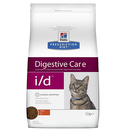 Hills Prescription Diet i\d Digestive Care / Лечебный корм Хиллс для кошек при Заболеваниях ЖКТ Курица