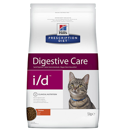 Hills Prescription Diet i\d Digestive Care / Лечебный корм Хиллс для кошек при Заболеваниях ЖКТ Курица